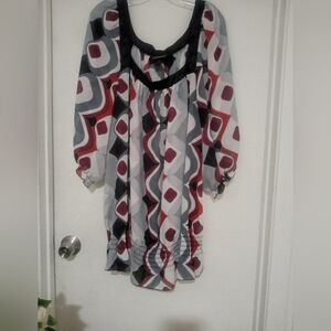 Lane Bryant short sleeve plus size blouse